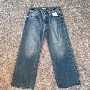 New ZARA Wide Leg Jeans Sz 6 USA SOLDOUT